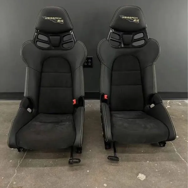 Black leather Bucket Seats