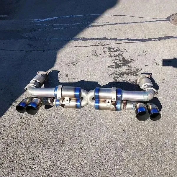 porsche 996 exhaust