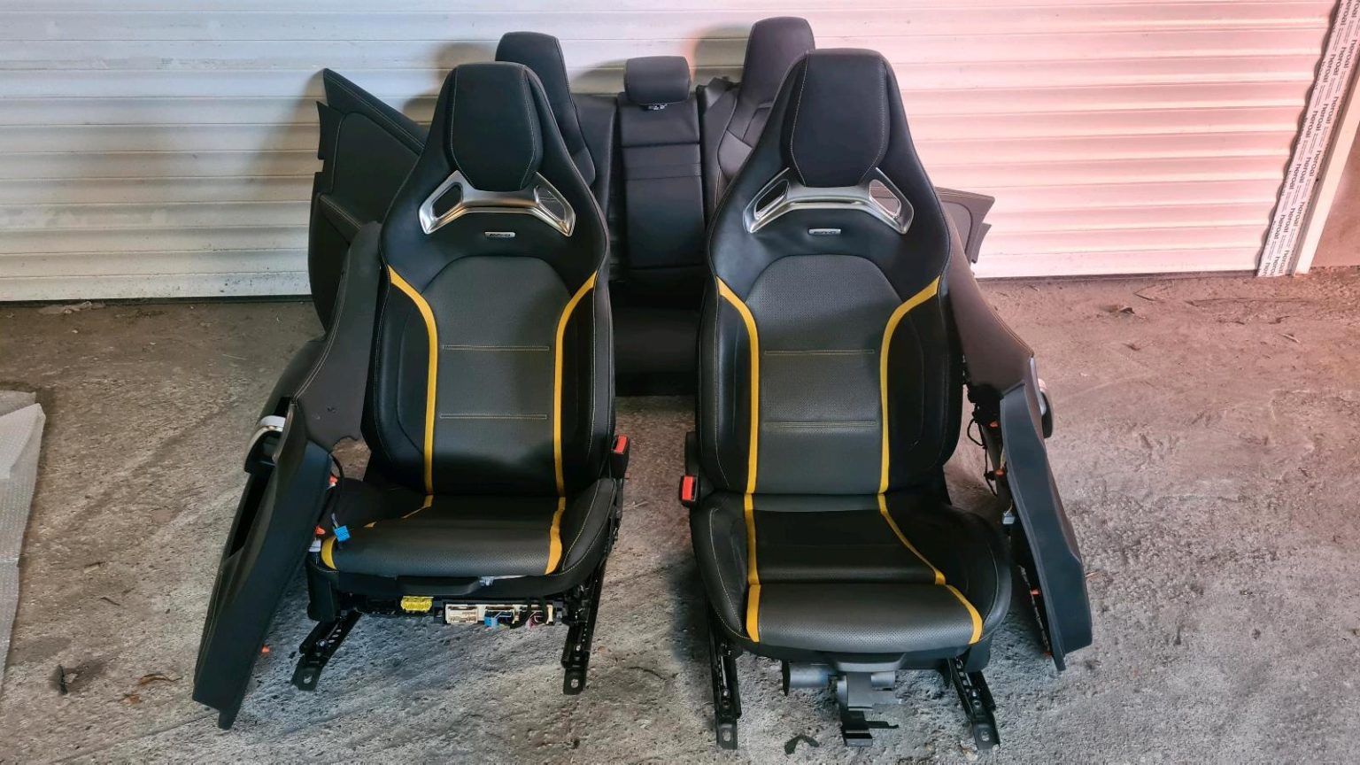 Mercedes A45 AMG Bucket Seats Interior Set – W177 – Complete – Good Condition - Image 3