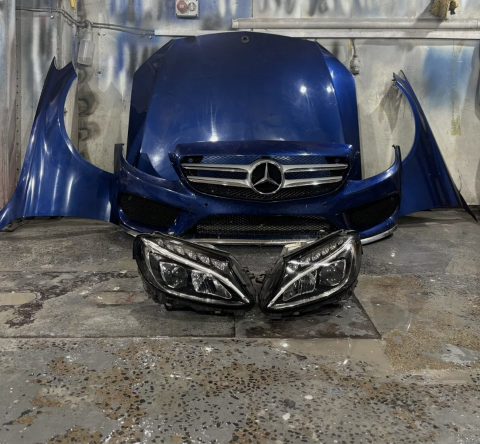 Mercedes W205 AMG Front Package — Bumper, Headlights & Radiator