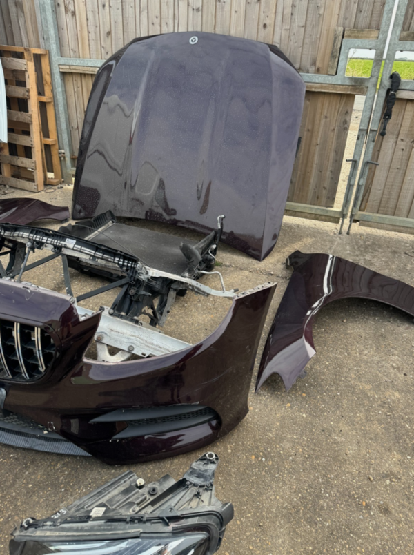 Mercedes W238 E-Class Coupe — Complete Front Package (Bumper · Bonnet · Headlights)Mercedes W238 E-Class Coupe — Complete Front Package (Bumper · Bonnet · Headlights) - Image 3